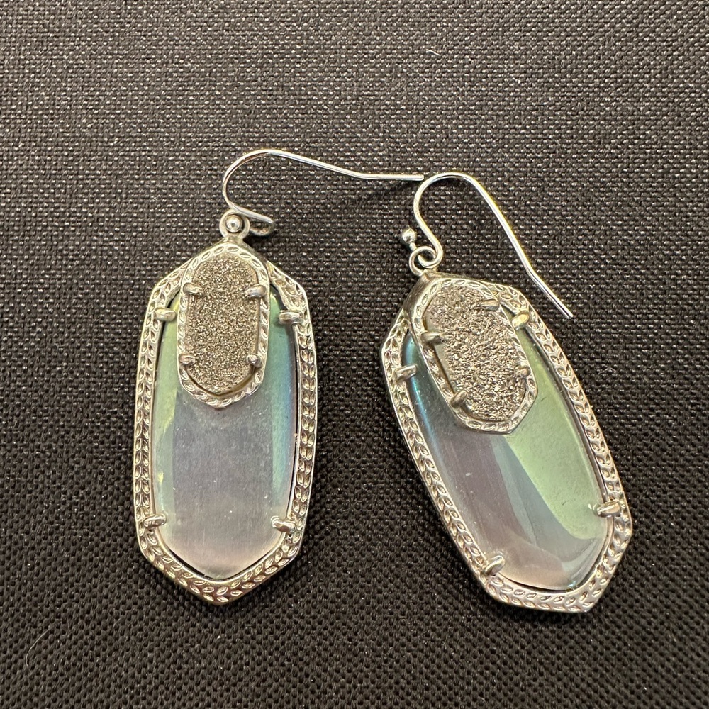 Kendra Scott Emmy Opalite Druzy Earrings
